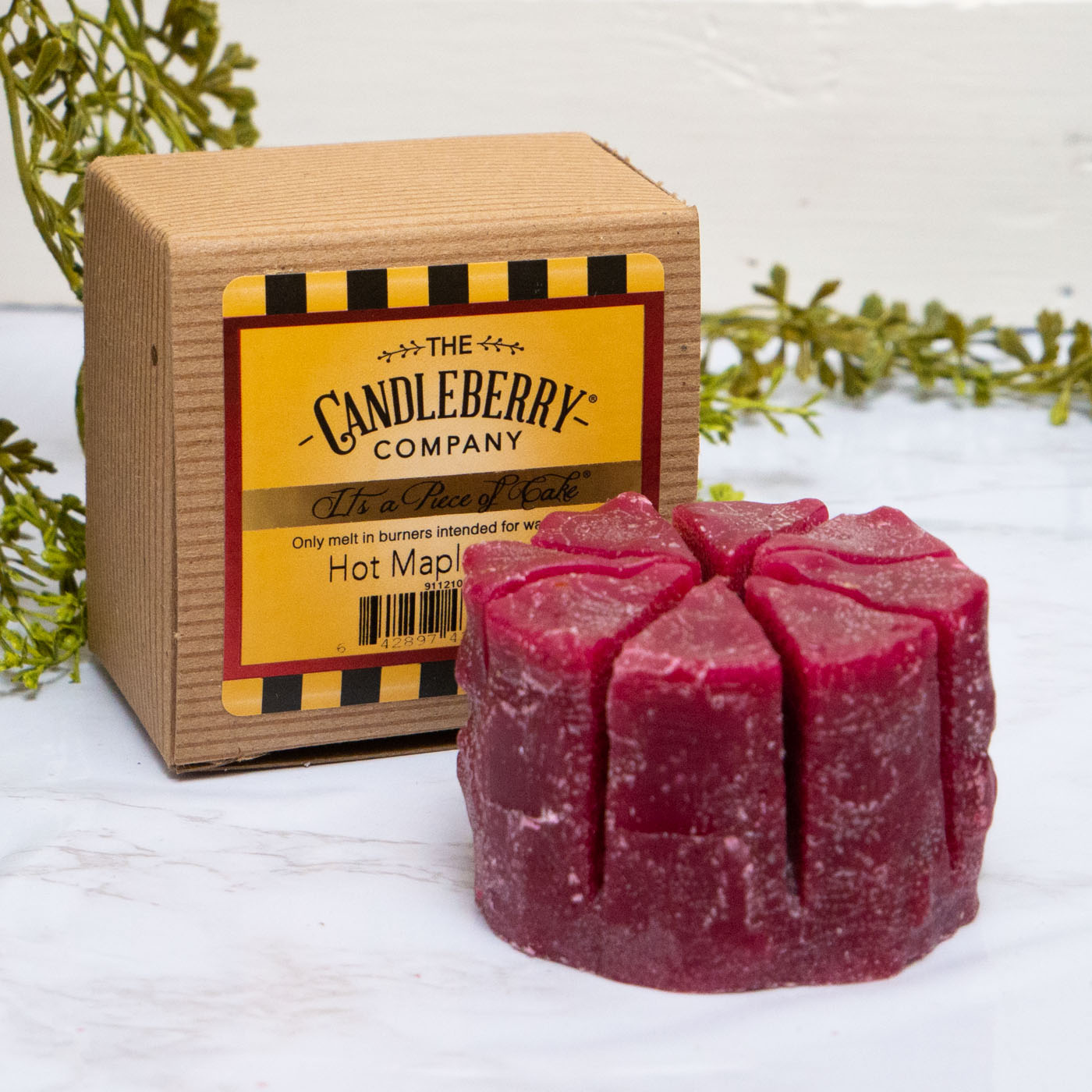 Candleberry Hot Maple Toddy Scented Candle Melts | Best Wax Melts for Candle Warmers | Scented Wax Melts | Cake Simmering Tart Melt