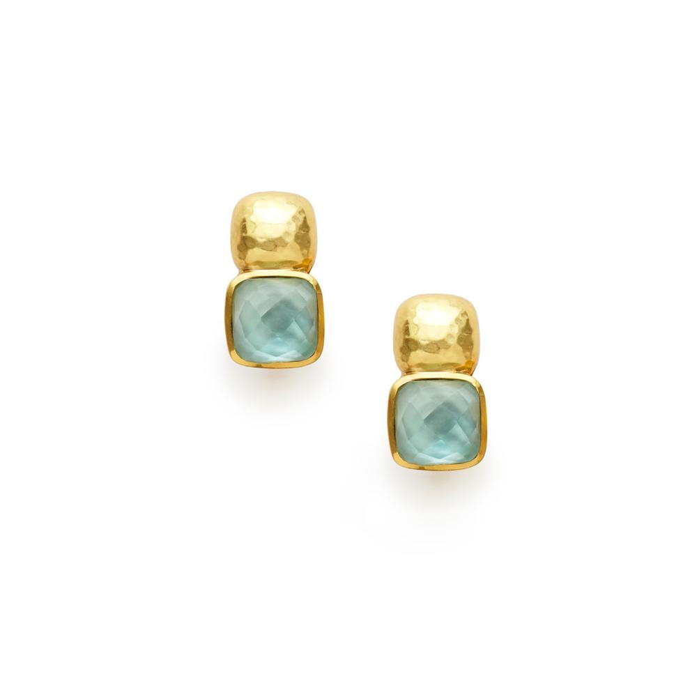 Julie Vos Julie Vos Catalina Earring -Iridescent Aquamarine Blue|The ...