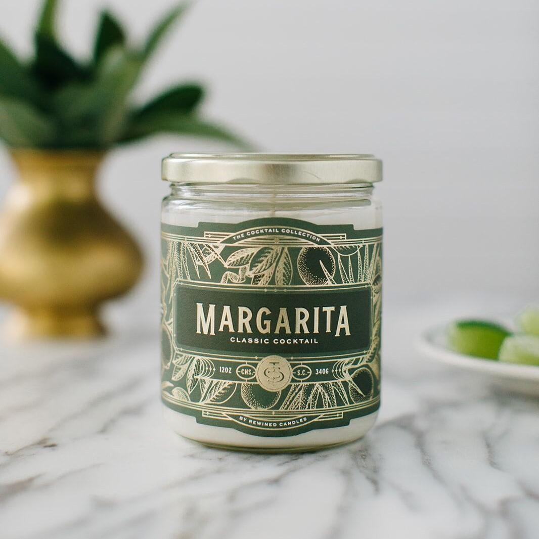Rewined Candles Margarita Cocktail 12 oz. Rewined CandleThe Lamp Stand