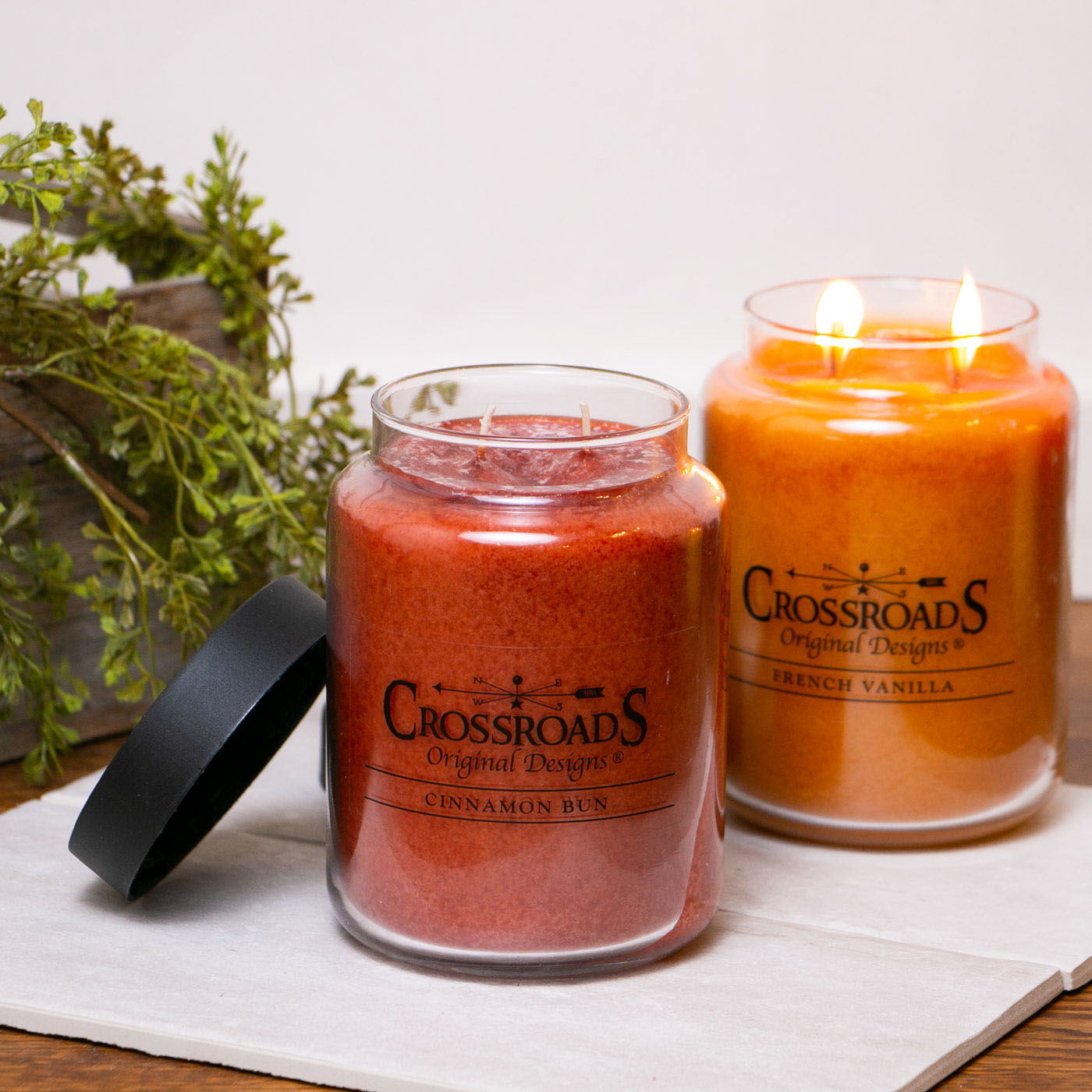 Crossroads Candles Cinnamon Bun 26 oz. Crossroads CandleFree Shipping