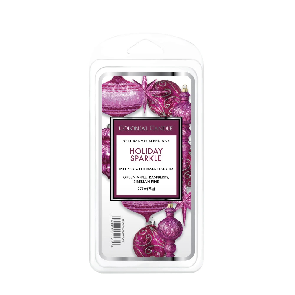 Colonial Candle Holiday Sparkle 2.75 oz. Classic Wax Melts