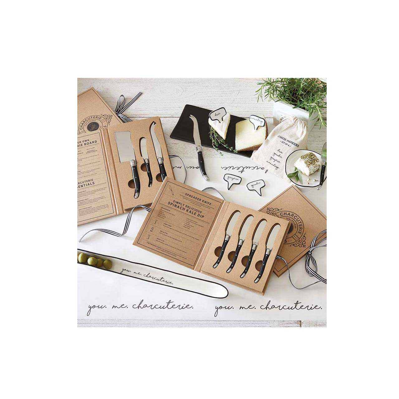 Cardboard Book Set | Charcuterie Essentials