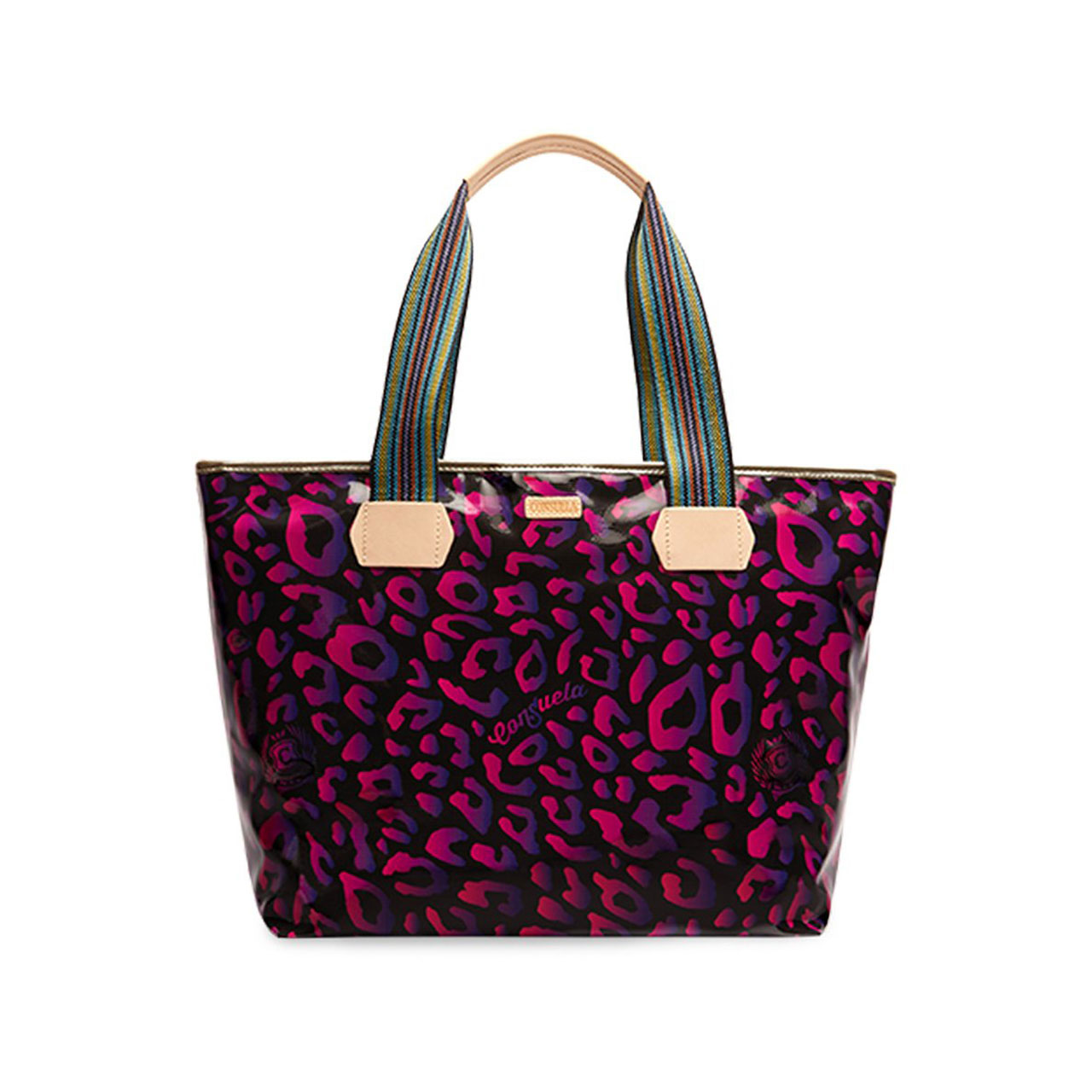 Consuela Pebbles Leopard Print Tote Bag Consuela Pebbles Zipper Tote main image 2