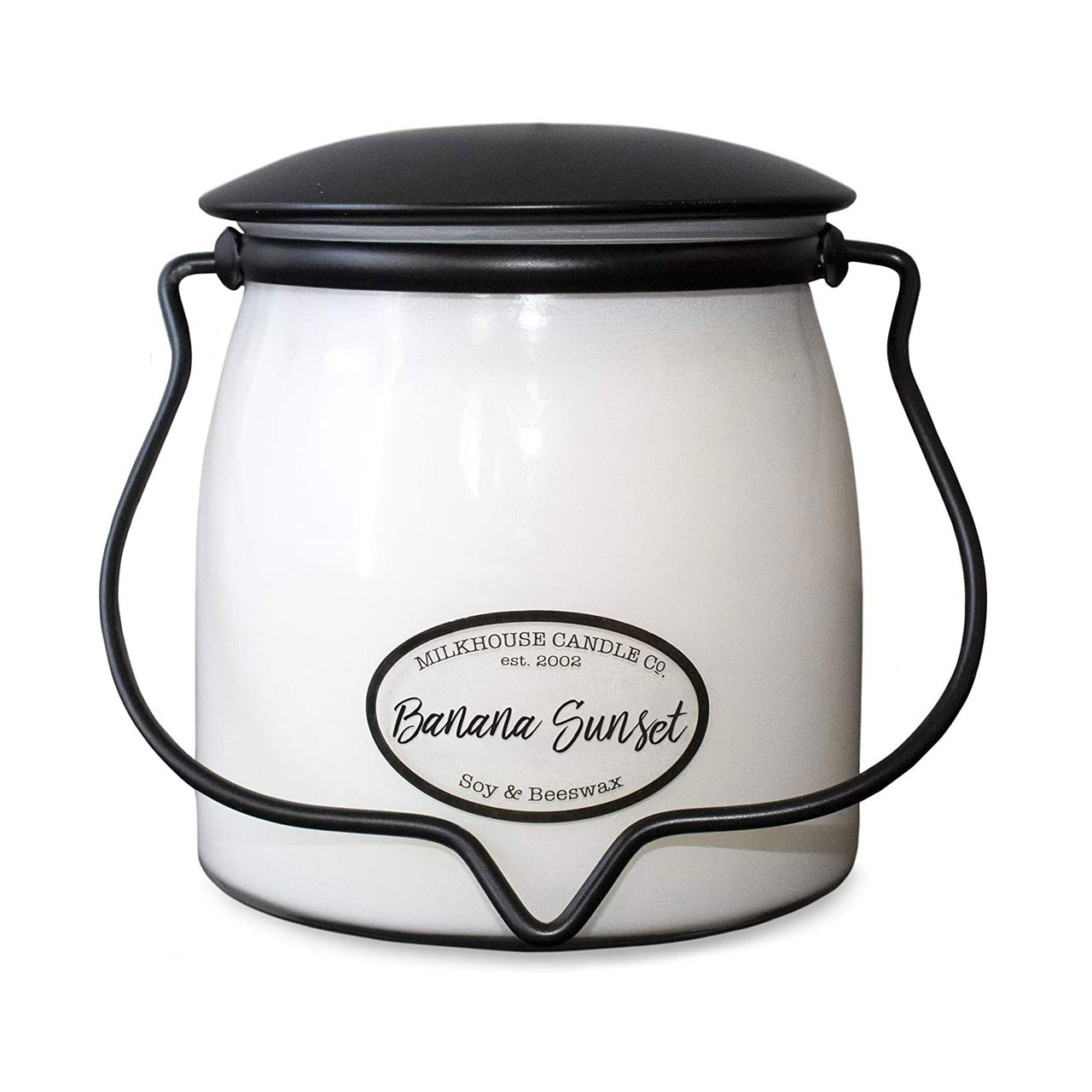 Milkhouse Candle Company, Creamery Scented Soy Candle: Butter Jar Candle,  Pure Vanilla, 16-Ounce 