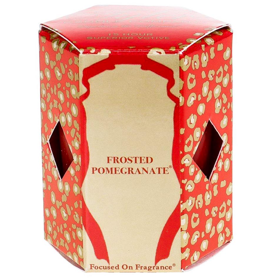 Tyler Candles Frosted Pomegranate Votive Candle
