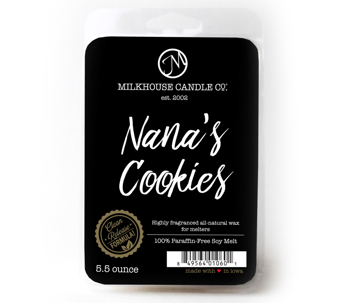 Milkhouse Candle Creamery Nana's Cookies 5.5 Oz. Large Scented Wax Melts