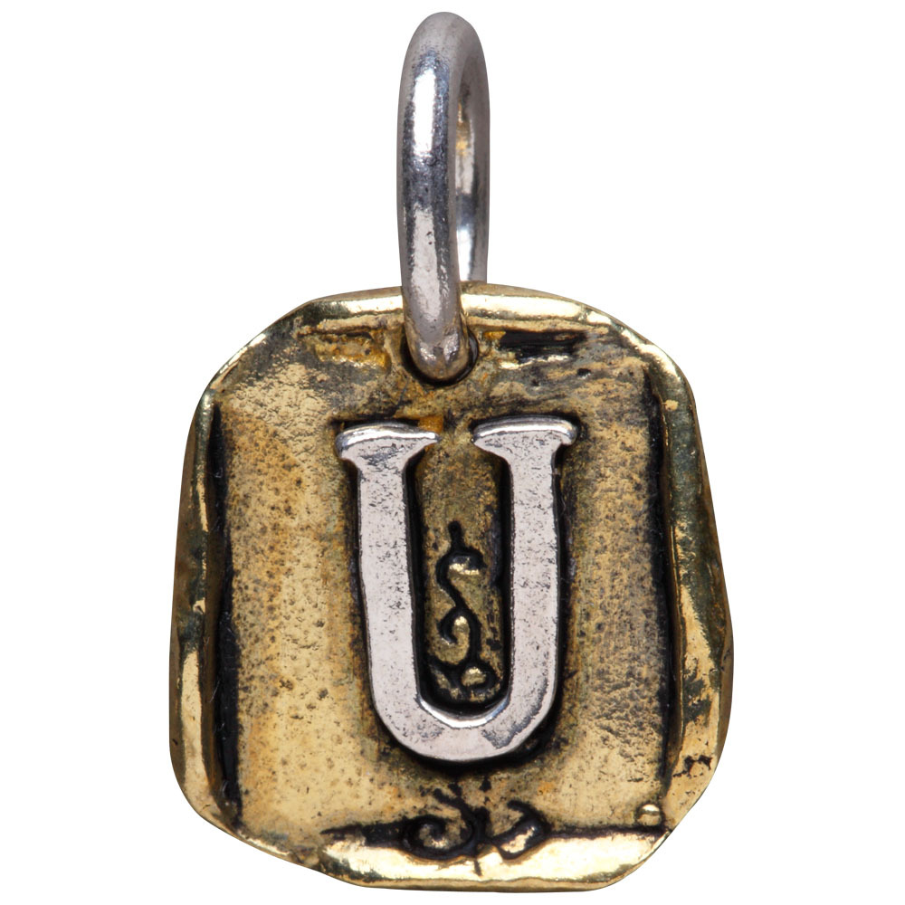 Waxing Poetic Letter "U" Gothic Insignia Charm by Waxing PoeticFree Shipping, Low Prices