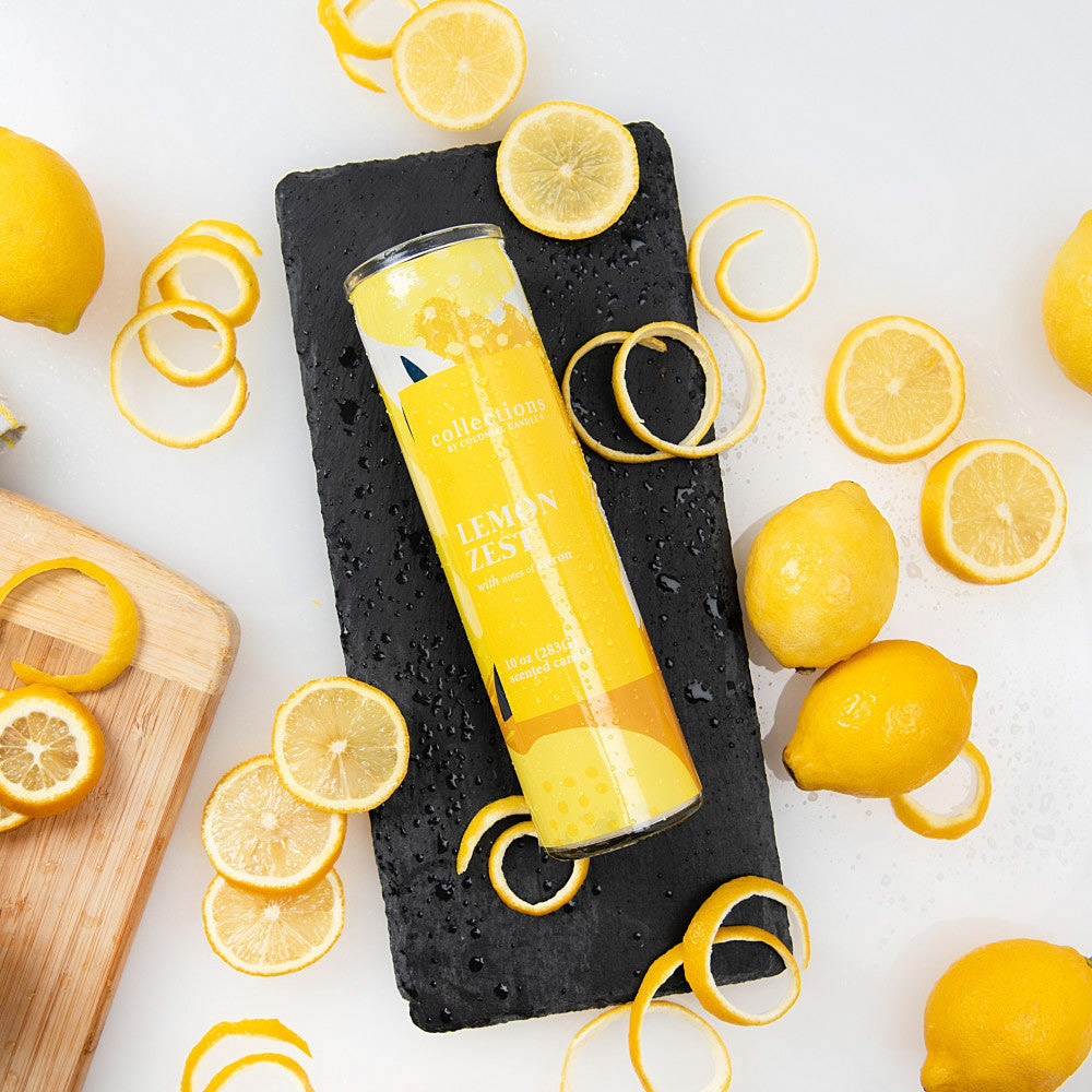 Colonial Candle 10 Oz. Lemon Zest Candle Squeeze The Day Collection