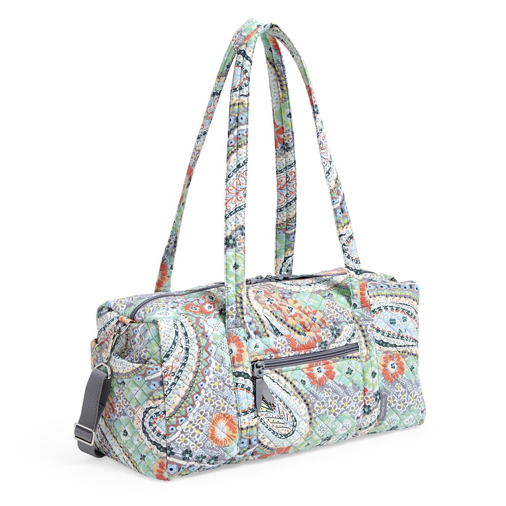 Vera Bradley Citrus Paisley Small Travel Duffel Bag