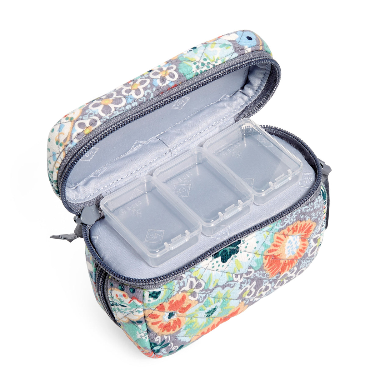 Vera Bradley Citrus Paisley Deluxe Travel Pill Case