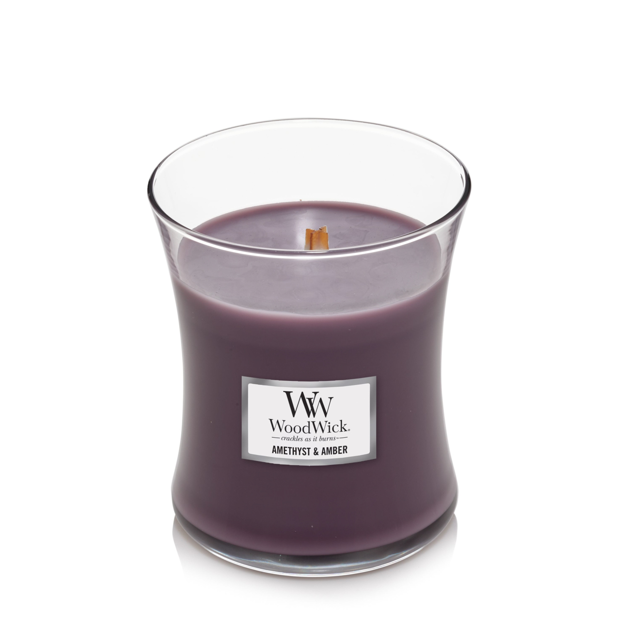 WoodWick Amethyst & Amber Medium Hourglass Candle
