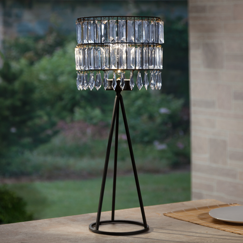 Garden Meadow 23-Inch Solar Chandelier | The Lamp Stand
