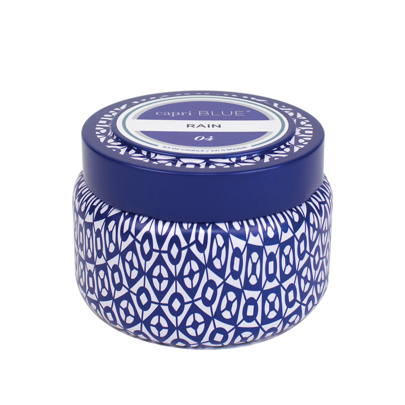 Capri Blue Candles No. 4 Rain Printed Travel Tin by Capri BlueThe Lamp
