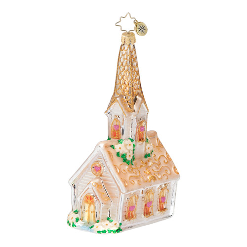 Christopher Radko The Chapel We Chose Ornament by Christopher RadkoLow Prices Free Shipping