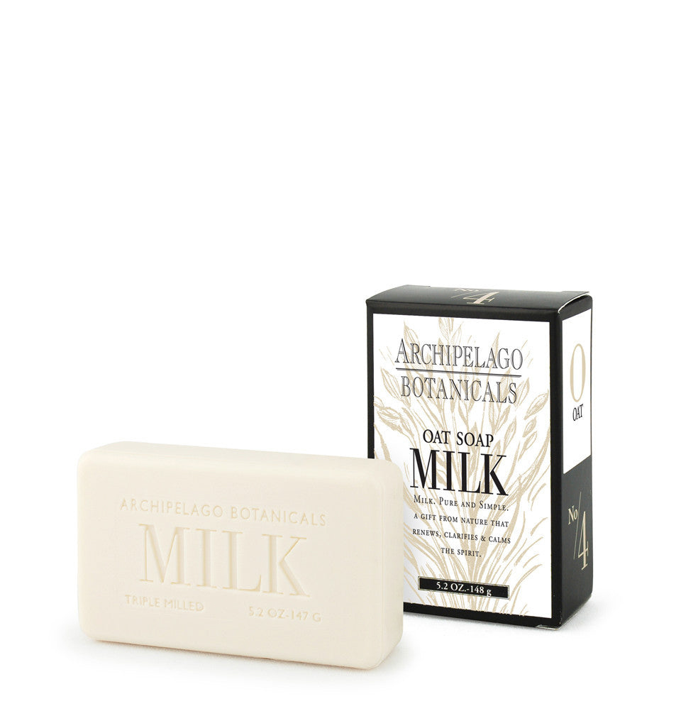 Archipelago Oat Milk 5.2 Oz. All Natural Bar Soap The Lamp Stand