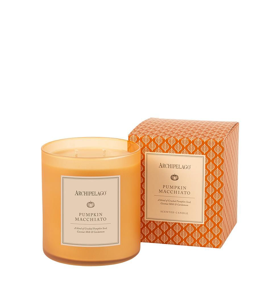 Archipelago Pumpkin Macchiato Boxed Candle The Lamp Stand