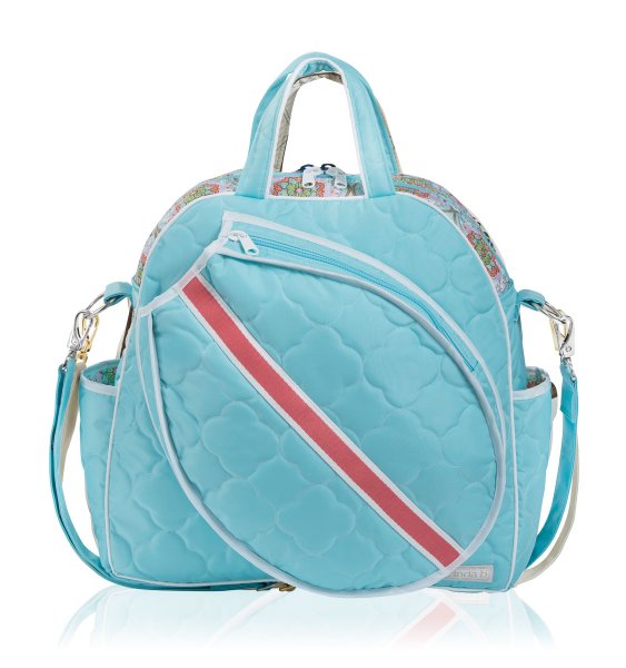 Cinda B Casablanca Sky Blue Tennis Tote II (Special Order)-The Lamp Stand