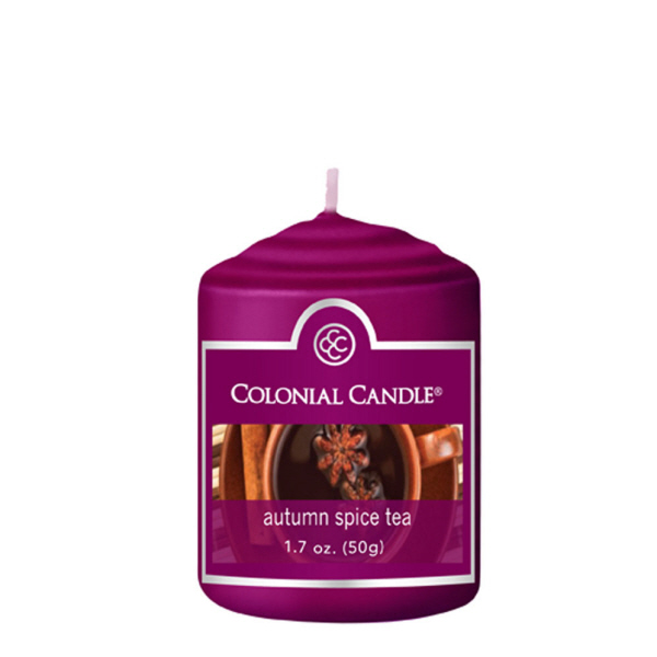Colonial Candle Autumn Spice Tea 1.7 oz. Votive Colonial CandleThe