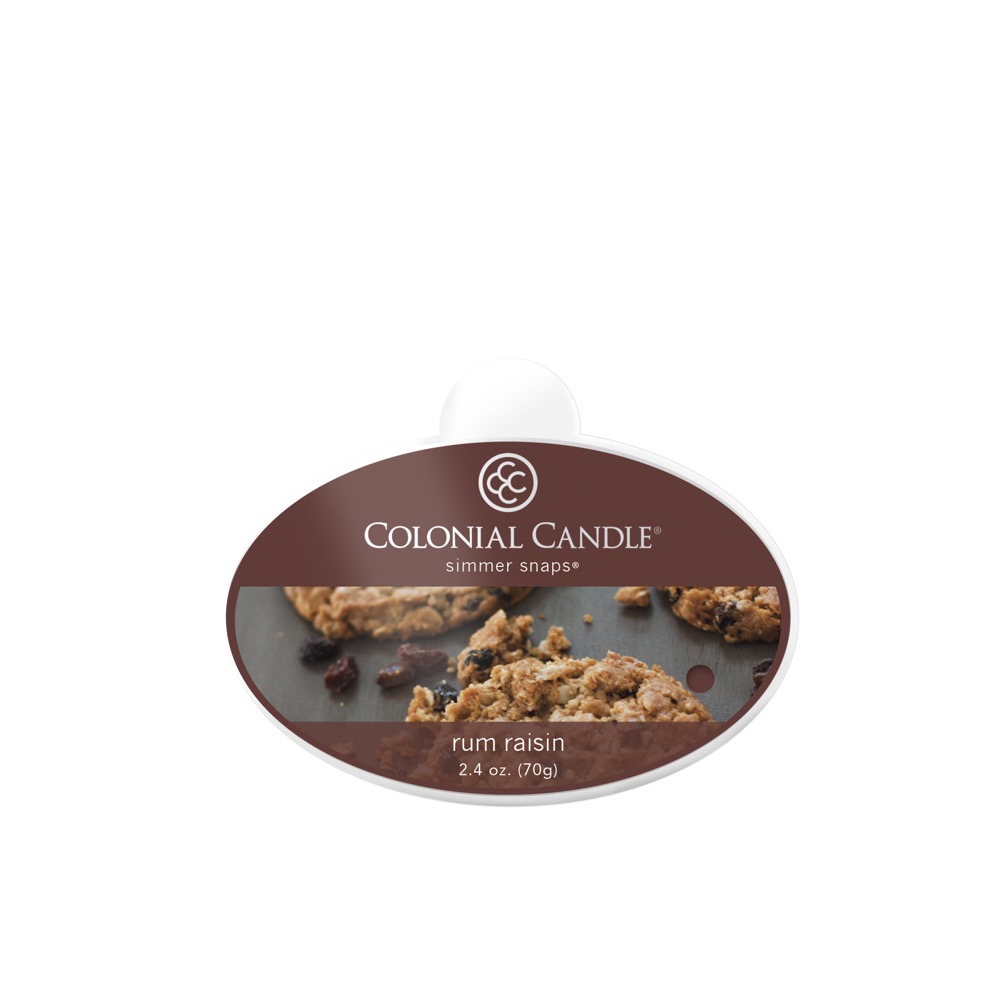 Colonial Candle Rum Raisin Simmer Snaps Colonial Candle-The Lamp Stand