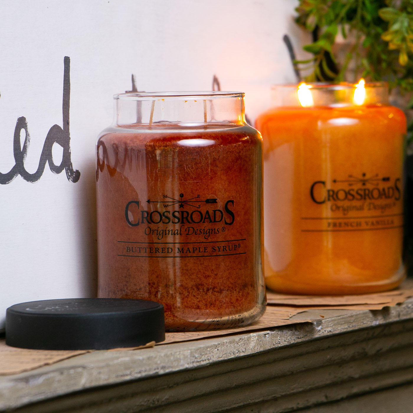 Crossroads Candles Buttered Maple Syrup 26 oz. Crossroads CandleFree