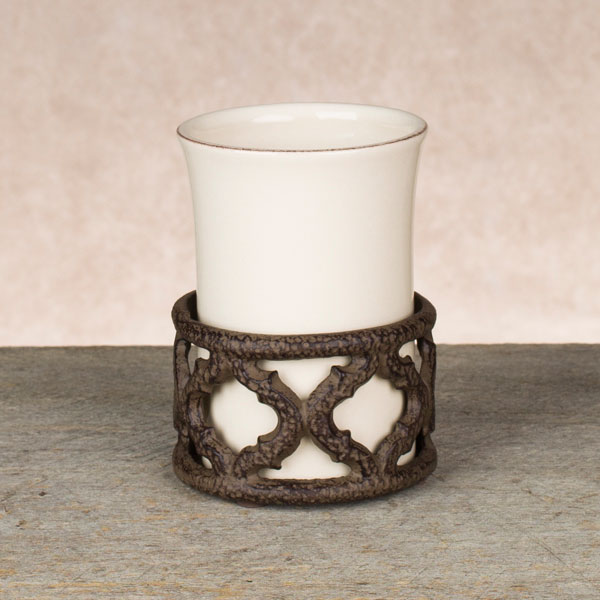 GG Collection Cream Ogee-G Tumbler - GG Collection-The Lamp Stand