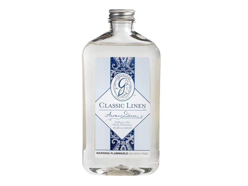 Greenleaf Classic Linen 500ml Aroma Decor Fragrance Lamp Oil by