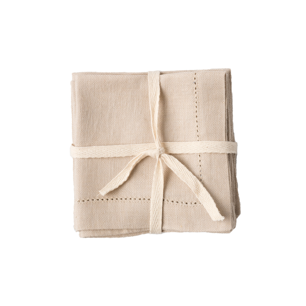 Juliska Heirloom Linen Flax Cocktail Napkin (Set of 4) by JuliskaThe