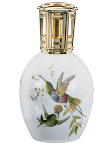 Lampe Berger Porcelaine Limoges - Décor Floral N°35 - Diffuseur Parfum (Occasion)