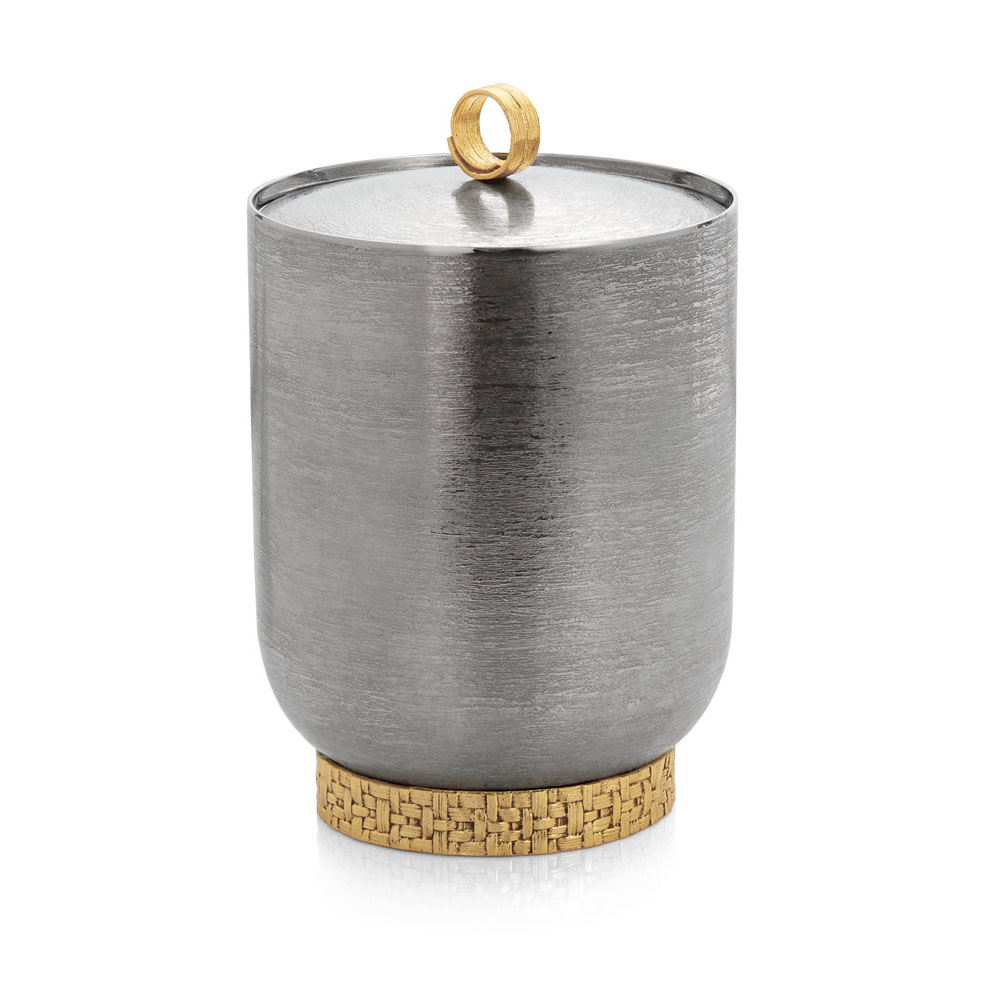 Mchael Aram Slver Plated ce Bucket Cooler for Sngle Wne or