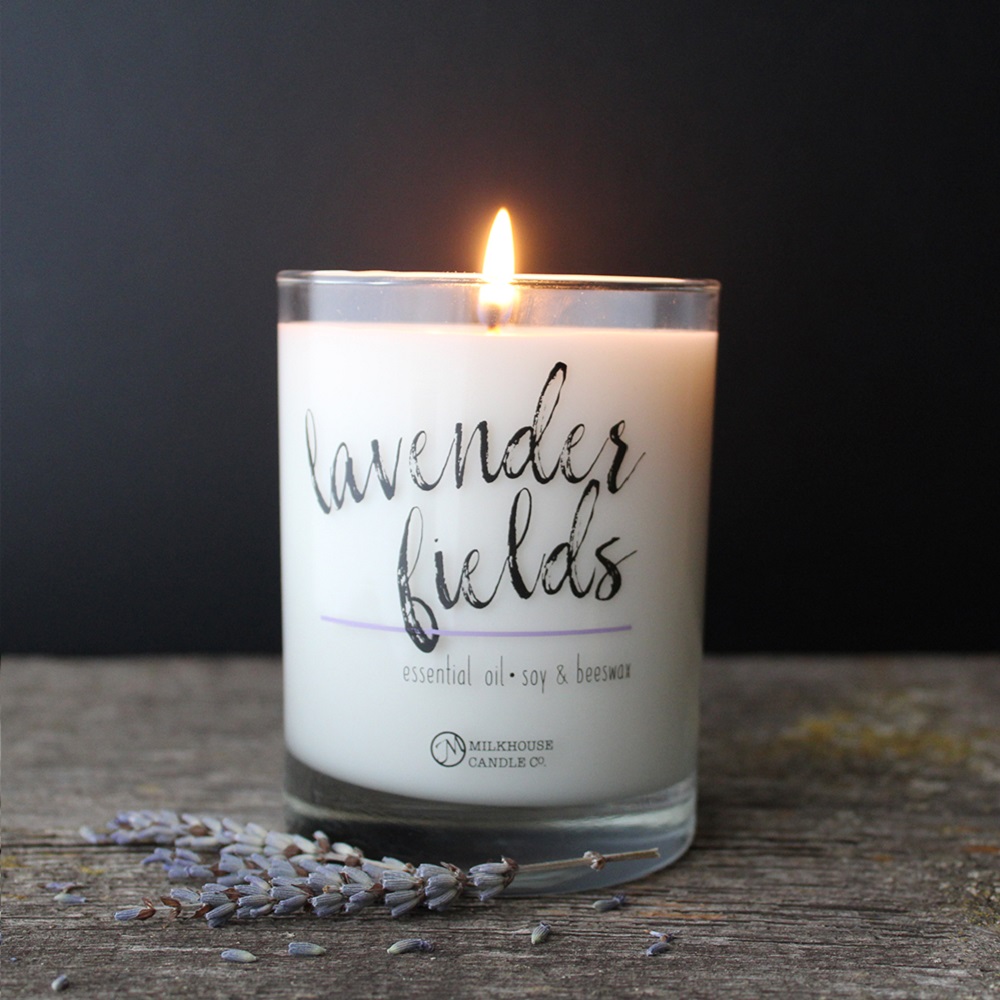 Milkhouse Candles Lavender Fields 10.5 oz Limited Edition Spa Essential