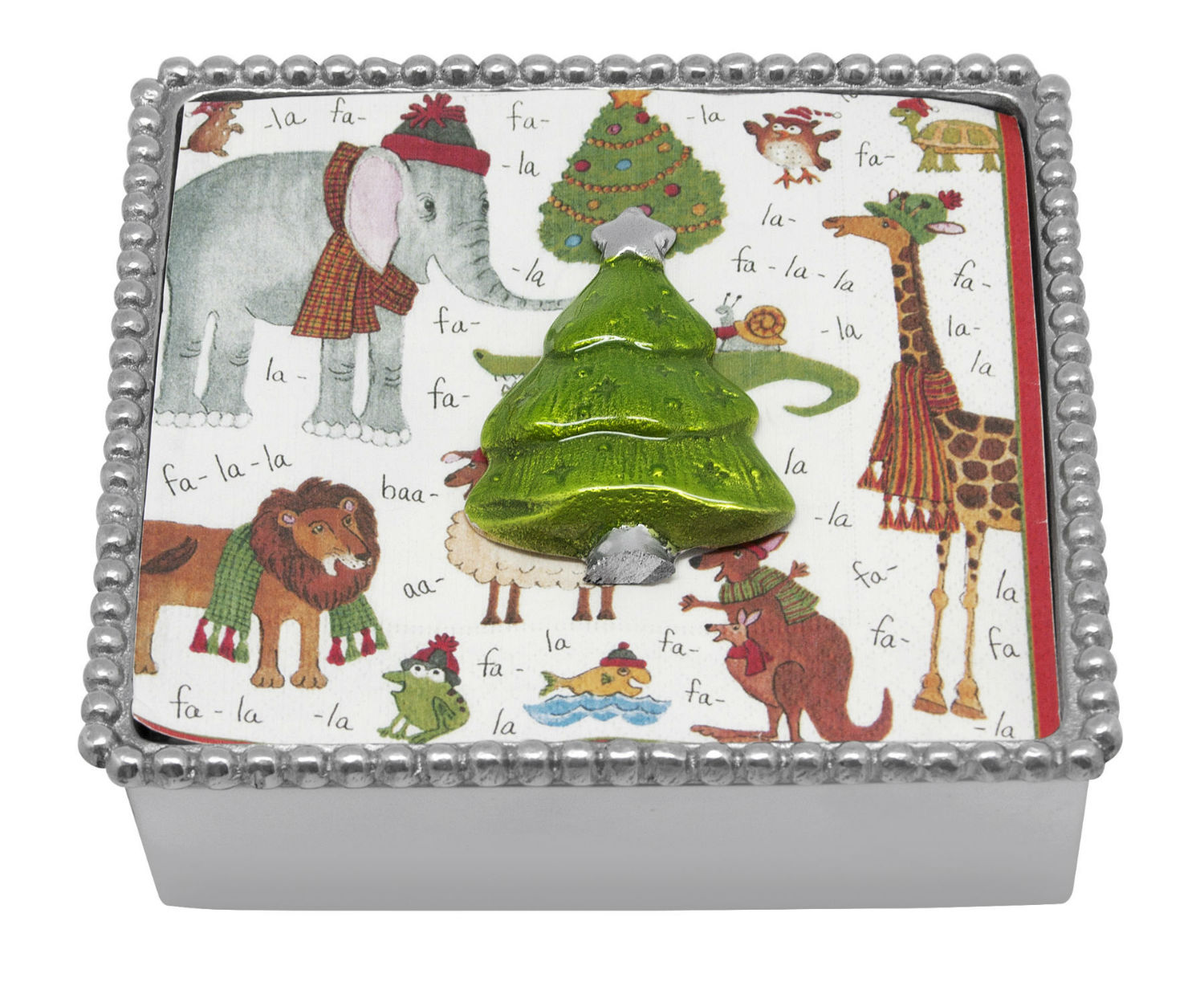 Mariposa Green Sea Turtle Napkin Box