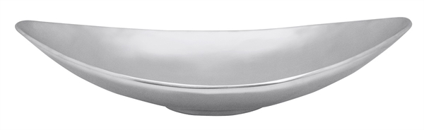 Mariposa Oval Sea Server - Handcrafted Recycled Sandcast Aluminum Serving Tray - View #3