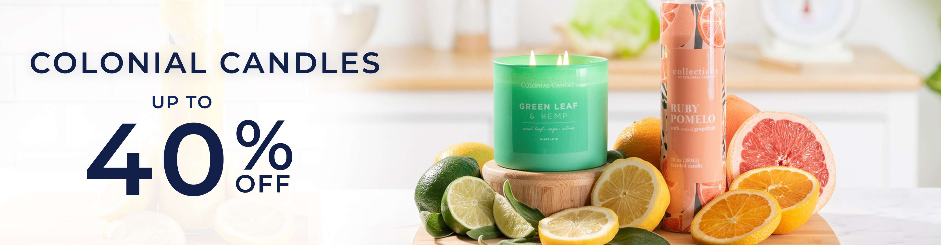 Colonial Candle up to 40% off