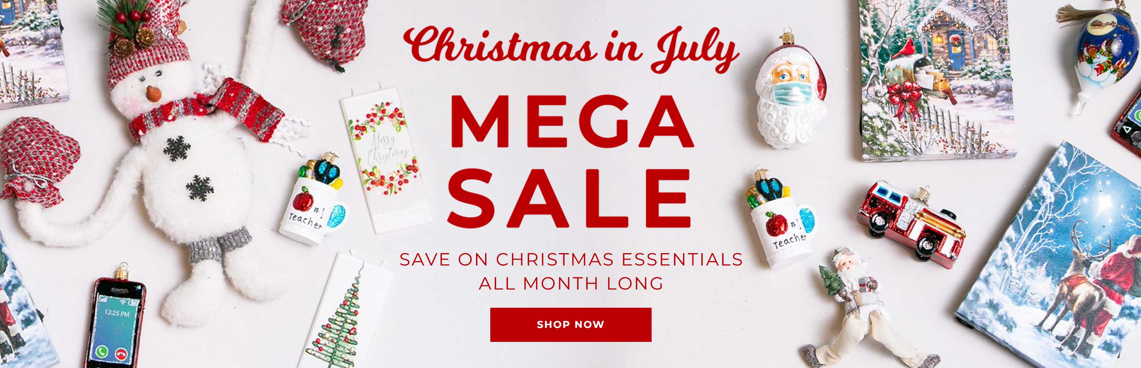 Christmas in July Mega Sale