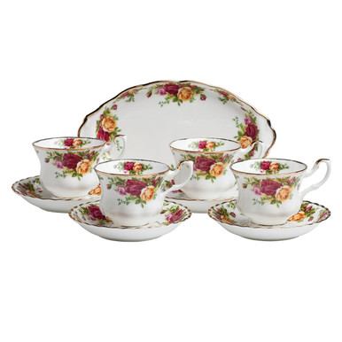 Royal Albert Old Country Roses 9-Piece Tea Set by Royal Albert|The 