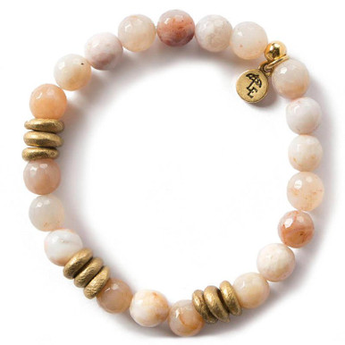 Lenny & Eva Rainbow Agate 8mm Gemstone Bracelet - Lenny & Eva|The Lamp