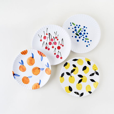 One Hundred 80 Degrees} Melamine Paper Plates (Set of 4