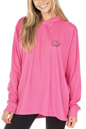 ivory ella pink hoodie