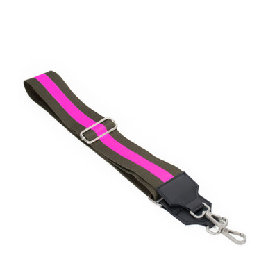 Pink and Black Purse Strap 