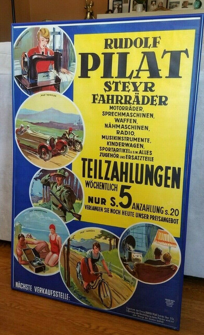 Rudolf Pilat Steyr Bicycles Poster Rudolf Pilat Steyr Bicycles Poster