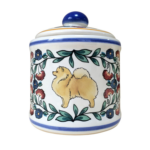 Handmade Cream Pomeranian sugar bowl by shepherds-grove.com