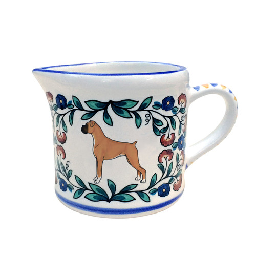 Boxer dog (Tan) creamer - handmade by shepherds-grove.com