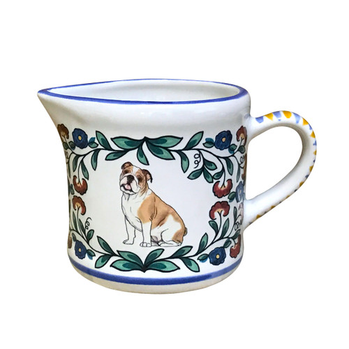 English Bulldog Creamer - handmade by shepherds-grove.com