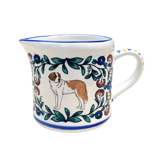 Saint Bernard Creamer - handmade by shepherds-grove.com
