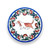 Handmade red and white Basset Hound coaster