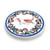 Handmade red and white Basset Hound coaster