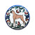 Tan and white Boxer Dog wine stopper, handmade by Shepherd's Grove Studio, CA.