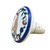 Side view of Great Dane wine stopper, handmade by Shepherd's Grove Studio, CA.