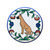 Fawn Great Dane wine stopper, handmade by Shepherd's Grove Studio, CA.