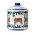 Red and White Australian Shepherd sugar bowl - handmade by shepherds-grove.com